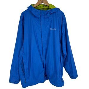 Columbia Mens Omni Tech Lightweight Raincoat Size 2X